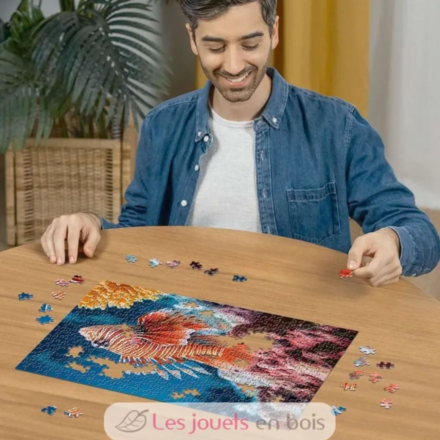 Puzzle Poisson lion 500 pièces - Ravensburger