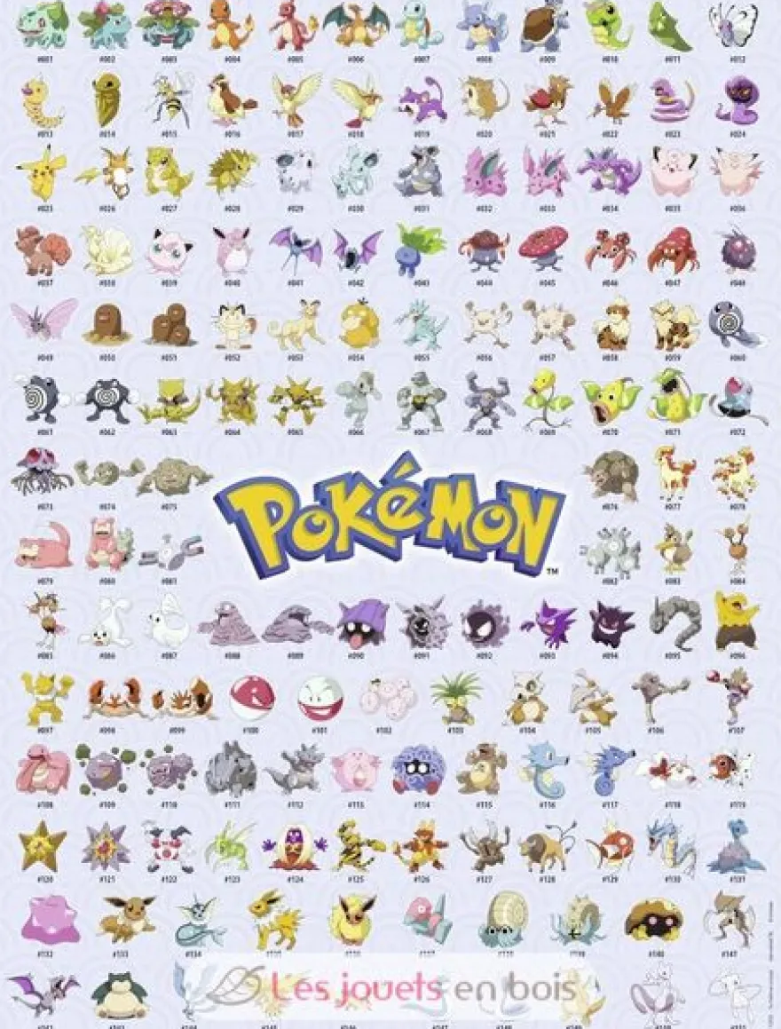Puzzle Pokédex Pokémon 500 pcs - Ravensburger