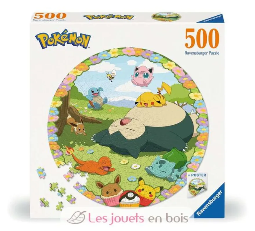 Puzzle Pokémon en fleurs 500 Pcs - Ravensburger