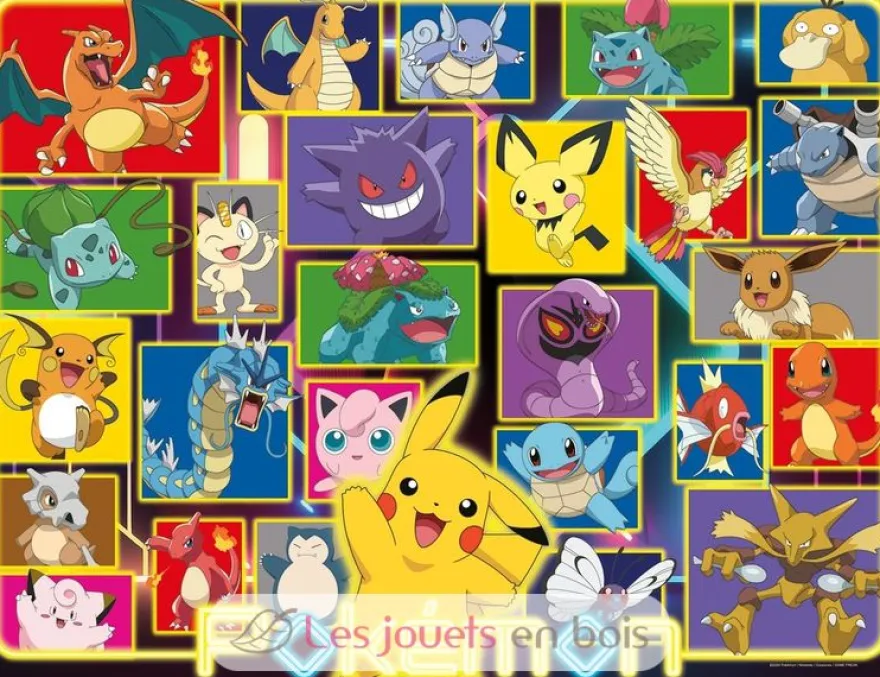 Puzzle Pokémon lumineux 2000 Pcs - Ravensburger