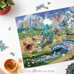 Puzzle Pokémon Évoli dans le parc 1000 pcs - Ravensburger