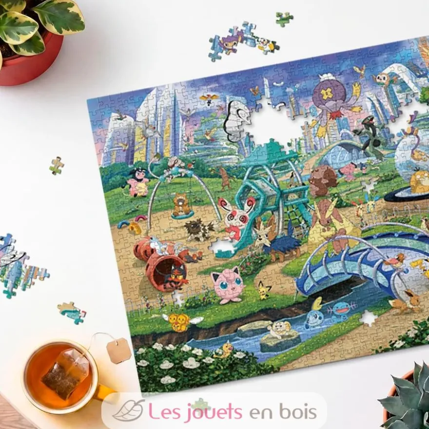 Puzzle Pokémon Évoli dans le parc 1000 pcs - Ravensburger