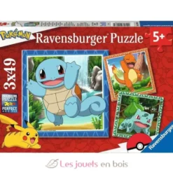 Puzzle Pokémon 3x49 pcs - Ravensburger