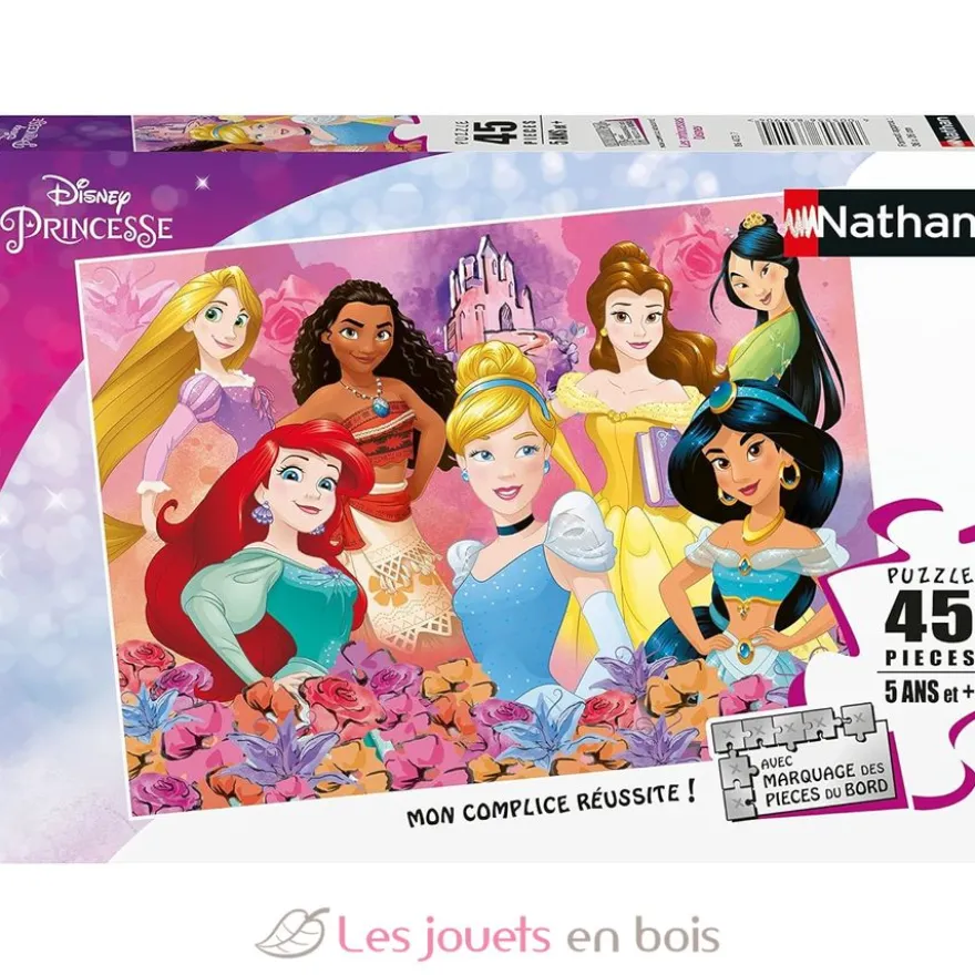 Puzzle Princesses Disney 45 pcs - Nathan