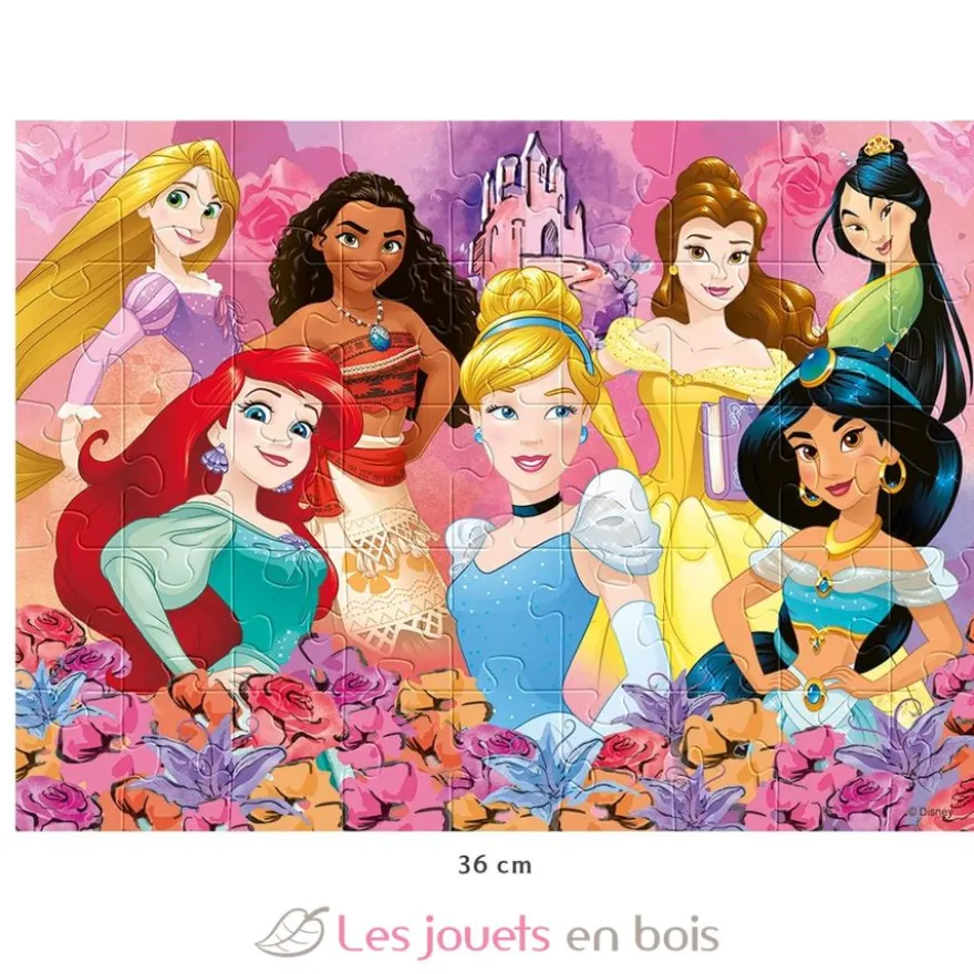 Puzzle Princesses Disney 45 pcs - Nathan
