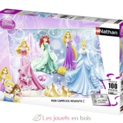 Puzzle Princesses étincelantes Disney 100 pcs - Nathan