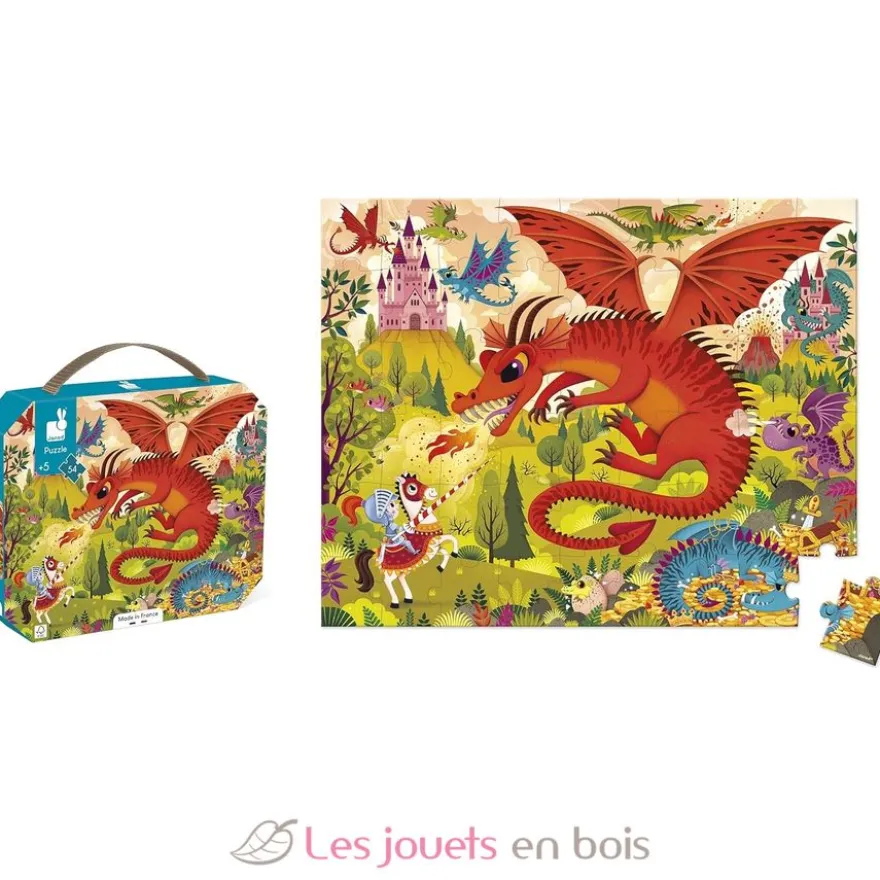 Puzzle Royaume de dragons 54 pcs - Janod