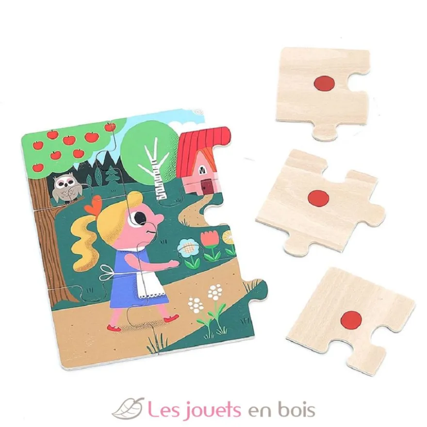 4 puzzles Boucle d'Or - Vilac