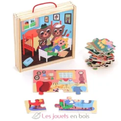 4 puzzles Boucle d'Or - Vilac