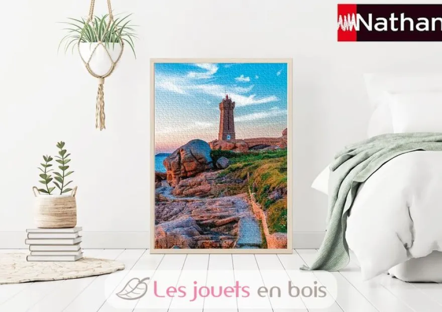 Puzzle Sentier des douaniers Bretagne 1000 pcs - Nathan