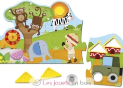 Puzzle Shapes Safari - Goula