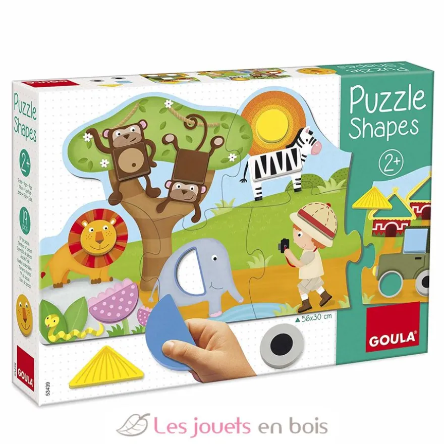 Puzzle Shapes Safari - Goula