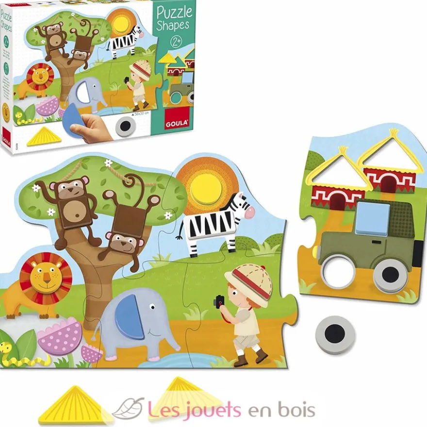 Puzzle Shapes Safari - Goula