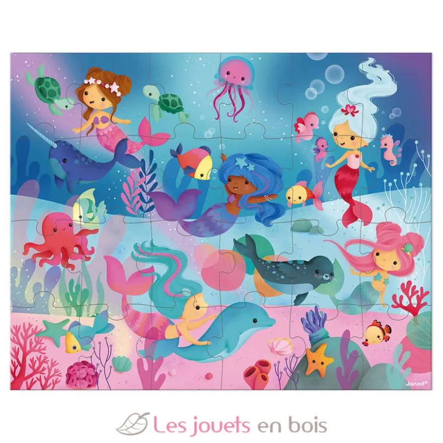 Puzzle Sirènes 24 pcs - Janod