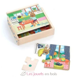 4 puzzles La Maison - Vilac