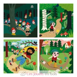 4 puzzles Le Petit Poucet - Vilac