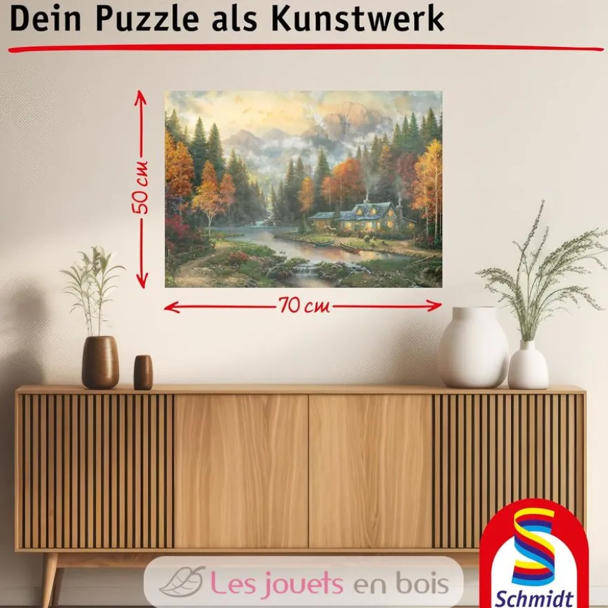 Puzzle Soirée d'automne au bord du lac 1000 pcs - Schmidt Spiele
