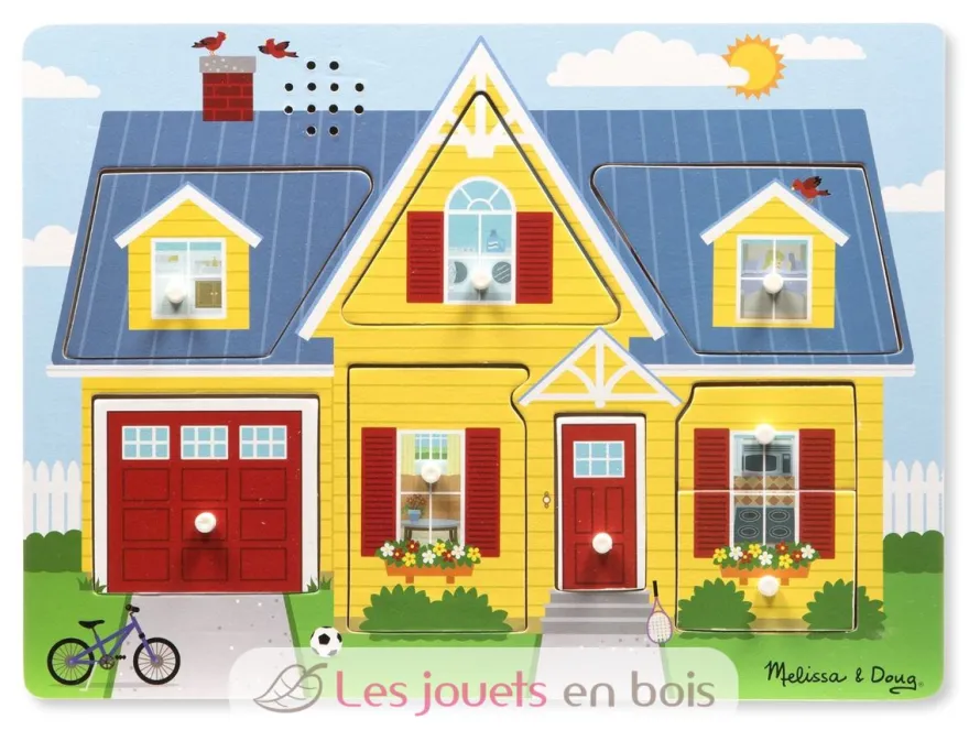 Puzzle sonore Autour de la maison - Melissa & Doug