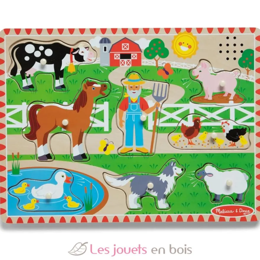 Puzzle sonore ferme Old MacDonald - Melissa & Doug