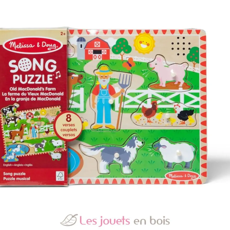 Puzzle sonore ferme Old MacDonald - Melissa & Doug