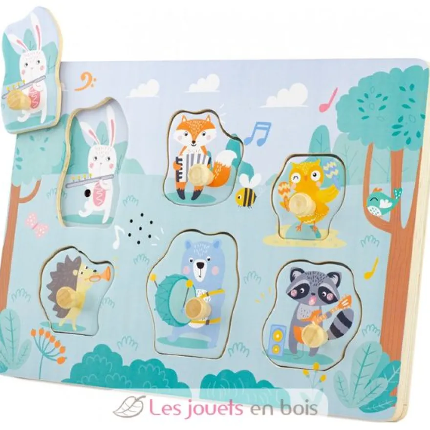 Puzzle sonore Les animaux musiciens - Ulysse