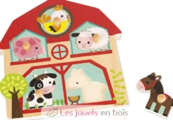 Puzzle sonore Les Copains de la Ferme - Janod
