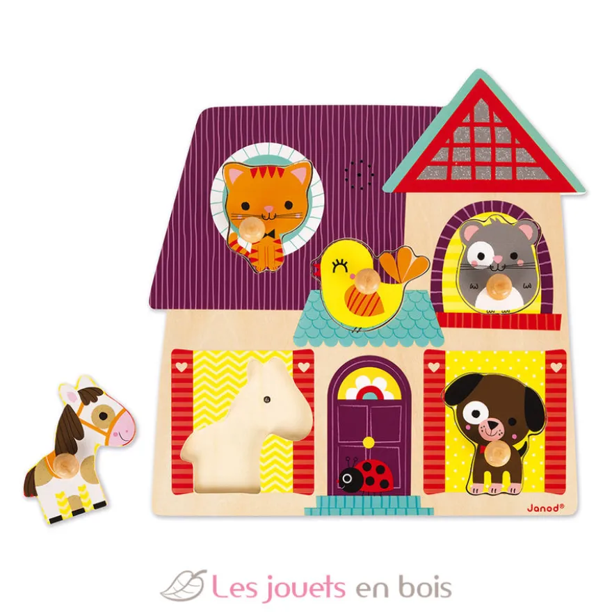 Puzzle sonore Mes Petits Compagnons - Janod