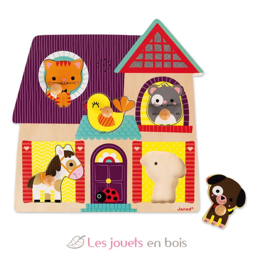 Puzzle sonore Mes Petits Compagnons - Janod
