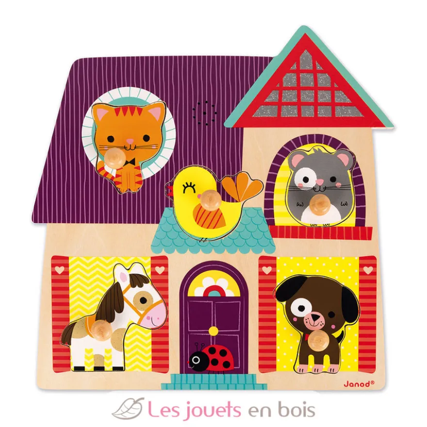 Puzzle sonore Mes Petits Compagnons - Janod
