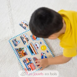 Puzzle sonore véhicules - Melissa & Doug