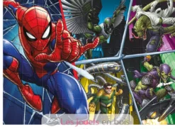 Puzzle Spiderman contre les méchants 45 pcs - Nathan