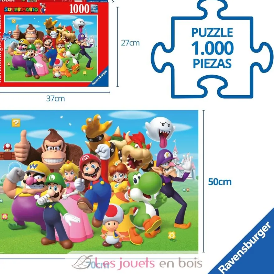Puzzle Super Mario 1000 Pcs - Ravensburger