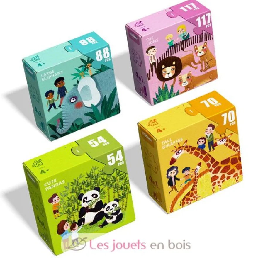 Puzzles évolutifs animaux - Mideer