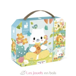 4 puzzles évolutifs Animaux Pure - Janod