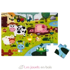 Puzzle tactile de la Ferme - Janod