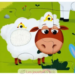 Puzzle tactile de la Ferme - Janod
