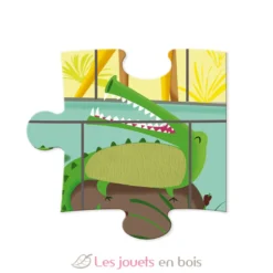 Puzzle tactile Une Journée au Zoo - Janod