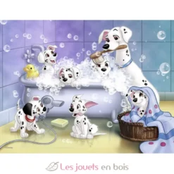 Puzzle Tous au bain 101 Dalmatiens 60 pcs - Nathan