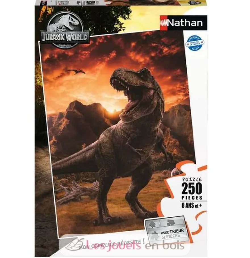 Puzzle T-Rex Jurassic World 3 250 pcs - Nathan