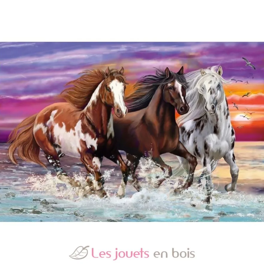 Puzzle Trio de chevaux sauvages 200 pcs - Schmidt Spiele