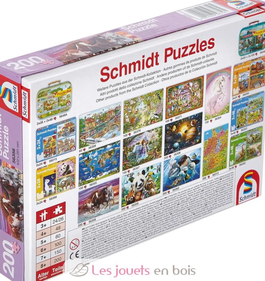 Puzzle Trio de chevaux sauvages 200 pcs - Schmidt Spiele