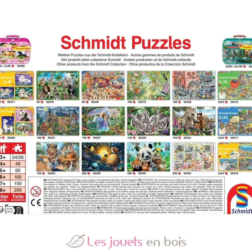 Puzzle Trio de chevaux sauvages 200 pcs - Schmidt Spiele