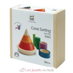 Pyramide à empiler et à encastrer - Plan Toys