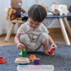 Pyramide à empiler et à encastrer - Plan Toys