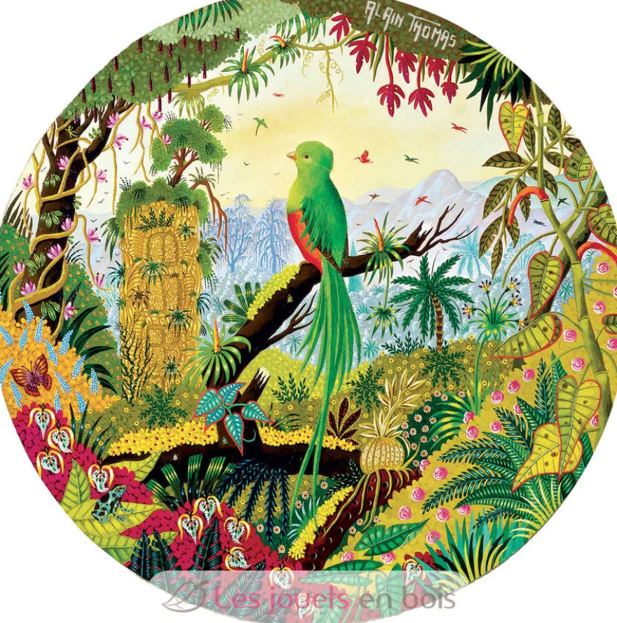 Quetzal resplendissant d'Alain Thomas - Puzzle Michèle Wilson