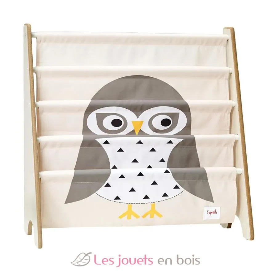 Rangement livres Chouette - 3 Sprouts
