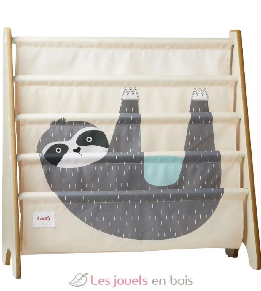 Rangement livres Paresseux - 3 Sprouts