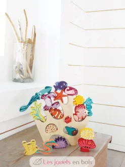 Récif de corail empilable - Tender Leaf Toys