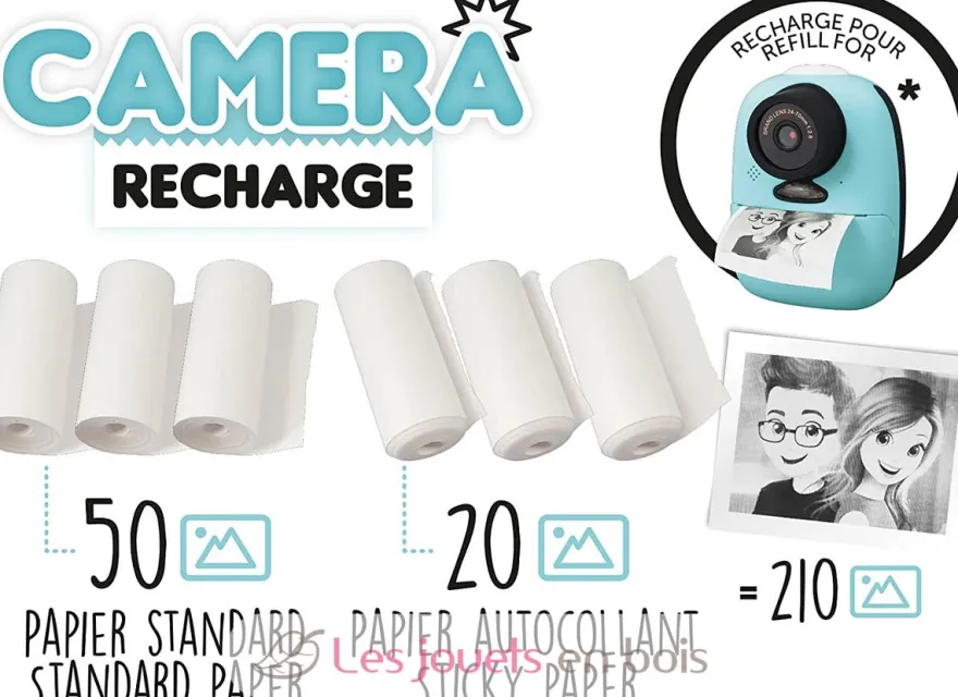 Recharges appareil photo - Buki France
