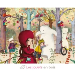 Rencontre en forêt de Sophie Lebot - Puzzle Michèle Wilson